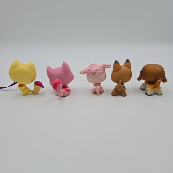 Littlest Pet Shop LPS Lot Cat #2768 Cat #2851 Poodle #48 German Shepherd #112 St - Picture 6 of 16